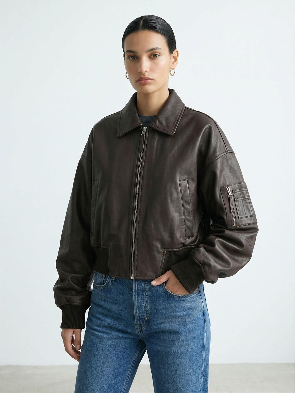BONNIE LEDERBOMBER - BRAUN