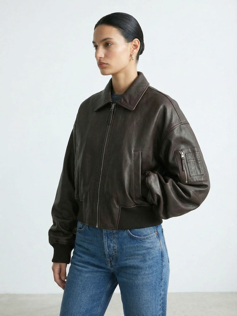 BONNIE LEDERBOMBER - BRAUN