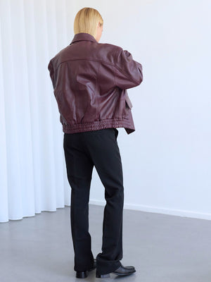 INDIE JACKET - DARK BURGUNDY