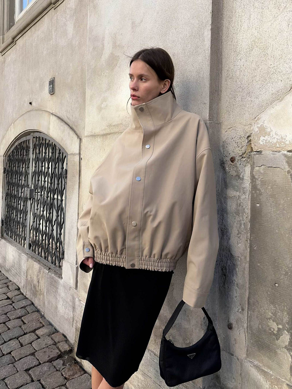 EZREN BOMBERJACKE - BEIGE