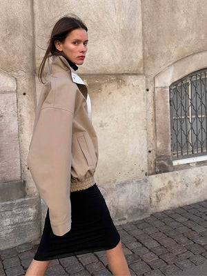 EZREN BOMBERJACKE - BEIGE