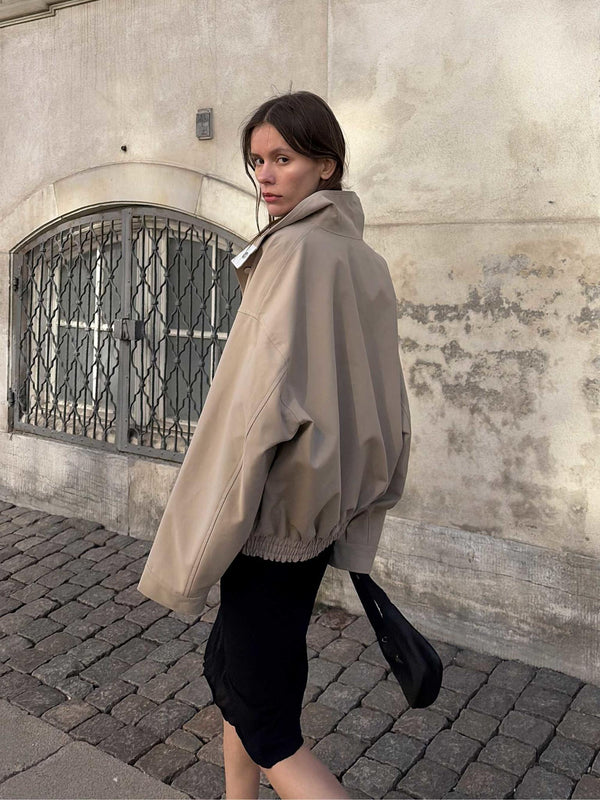 EZREN BOMBERJACKE - BEIGE