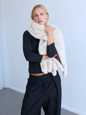 LANE SCARF - CREME