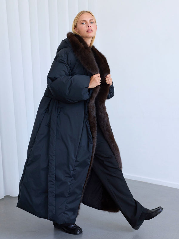 SOPHIA PUFFER COAT - BLACK