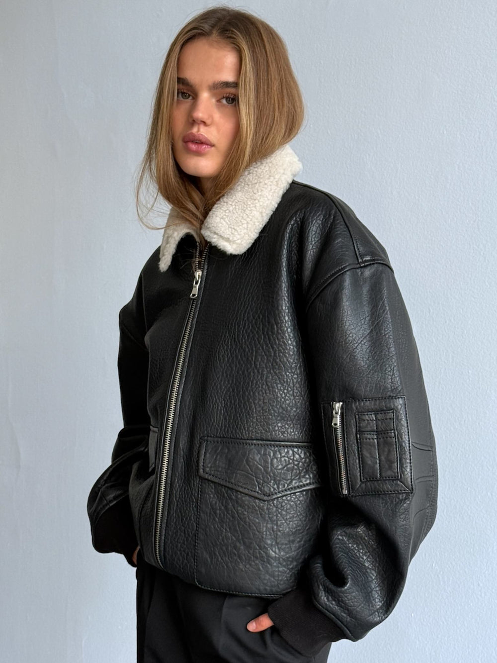 HARLOW JACKE - SCHWARZ