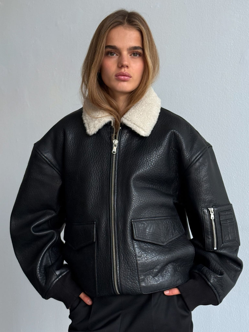 HARLOW JACKE - SCHWARZ