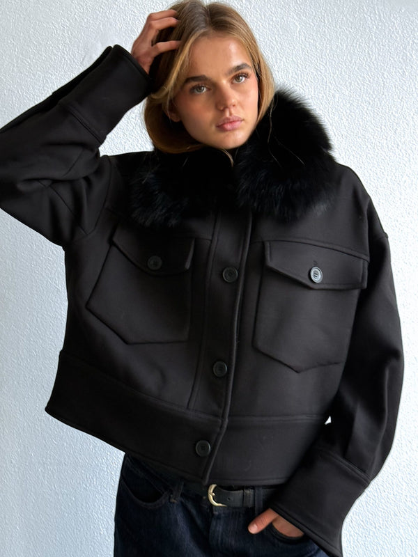 CHARLIE JACKE - SCHWARZ