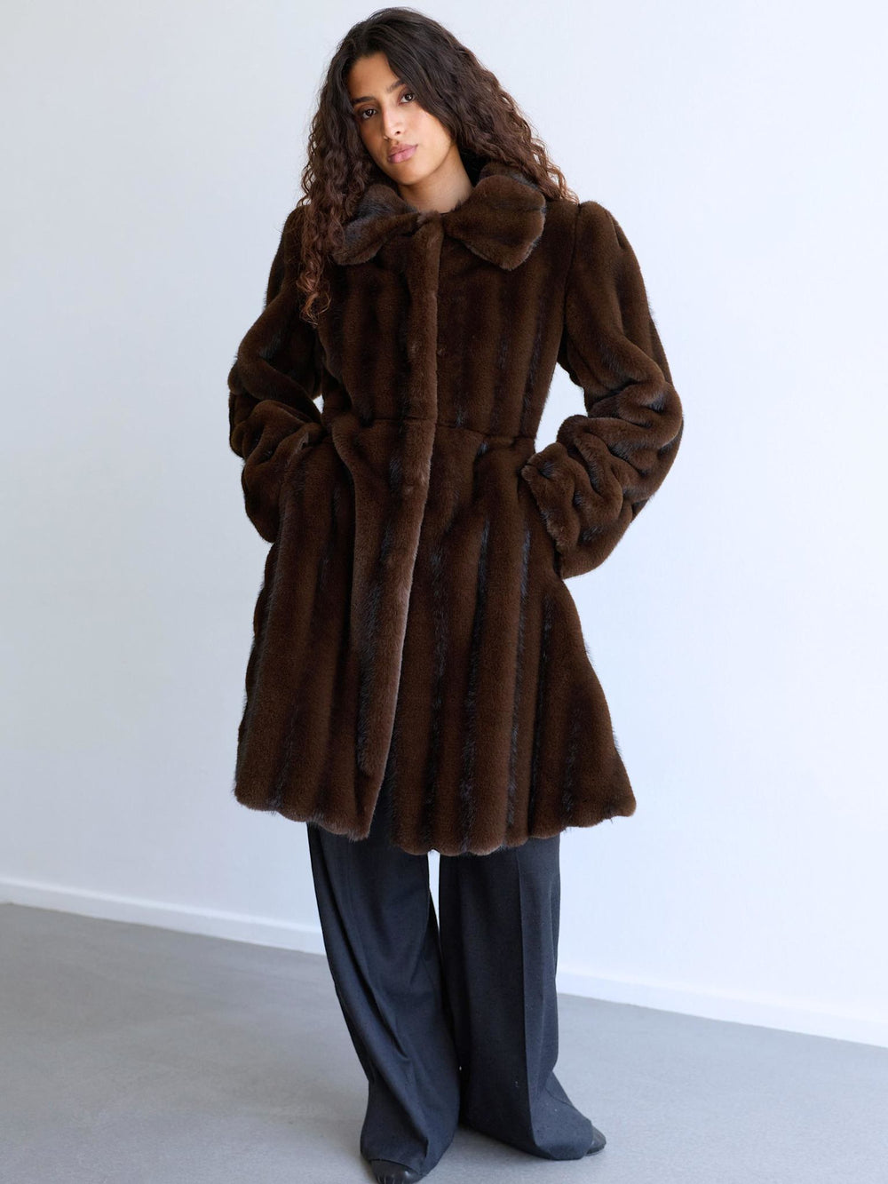 RIVA COAT - BROWN