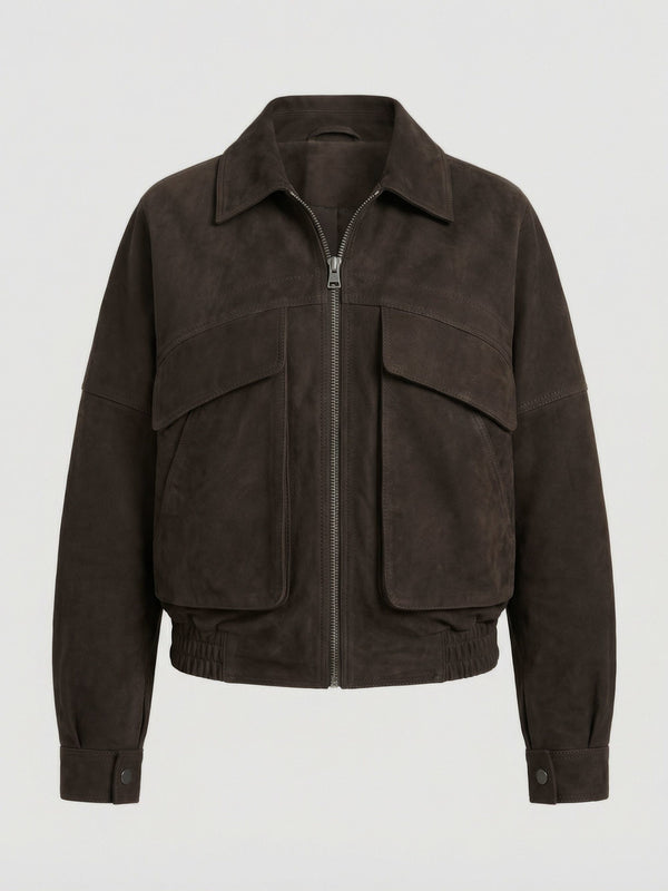 ESME JACKET - BROWN